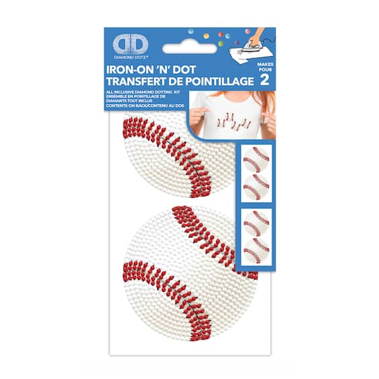 Diamond Dotz® Baseball Iron-On 'n' Dot Kit